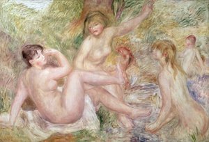 Studie for de store badende, 1885-1901